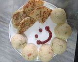 क्रिस्पी वेज रवा इडली (Crispy veg rava idli recipe in hindi) रेसिपी चरण 2 फोटो