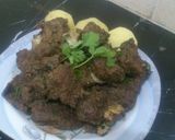 A picture of step 6 of Chanp Boti Masala.