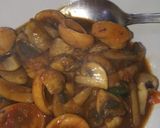 Foto langkah ke 7 dari resep Shitake tumis pedas.