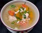 Foto langkah ke 6 dari resep Sup Ayam Labu Kuning.