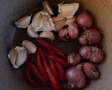 รูปขั้นตอนการทำที่ 1 ของ น้ำพริกเห็ดนางฟ้า 🍄🌶️ผักลวกที่ชอบ🥬
