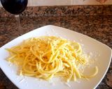 Foto del paso 6 de la receta: Espaguetis con queso pecorino, gouda, pimienta