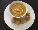 Foto del paso 9 de la receta: Asopao de Puerto Rico con bolitas de plátanos