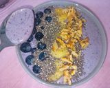 A picture of step 7 of Blueberry walnut smoothie bowl | #walnuttwists.