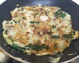 A picture of step 5 of Cheesy spinach omelette.
