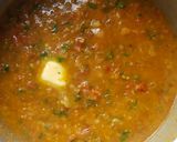 A picture of step 4 of Bhaji (mixed vegetables gravy).