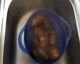 A picture of step 2 of Colocasia curry (Arbi root curry).