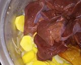 Foto del paso 1 de la receta: Bifes de hígado a la criolla