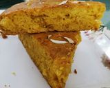 A picture of step 3 of Delicious mango spongy milk cake.