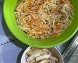 Hình bước làm 2 của món Bò bía chay
