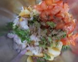 A picture of step 4 of Spicy Tangy Aloo Chaat.