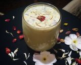 A picture of step 2 of Kesar Pista Thandai.