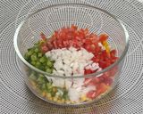 A picture of step 9 of Loaded Fusion Mexican Corn Chaat Jars 🌽🧀.