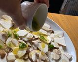 Une image de l'étape 3 de Carpaccio de cèpes.