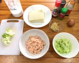 Foto langkah ke 1 dari resep Pangsit Kukus Ayam (Healthy Recipes).