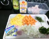 Sup Krim Ayam Jagung Macaroni langkah memasak 1 foto