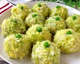 A picture of step 8 of Easy Skillet Spring Cabbage Flower Dumplings.