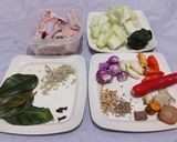 Foto langkah ke 1 dari resep Jukut Be Siap (ayam kuah bumbu bali).