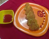 A picture of step 6 of Potato heart fritter.