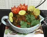 A picture of step 7 of Bhindi/Okra Masala Fry.