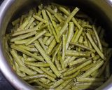 A picture of step 2 of Cluster beans sabji in curd.