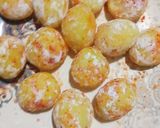 A picture of step 2 of Chilli potato.