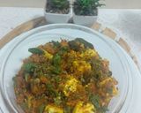 A picture of step 5 of Paneer masala.
