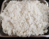 A picture of step 1 of Leftover rice fritters.