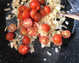 Foto del paso 4 de la receta: Espaguetis de calabacín con salmón y gambas