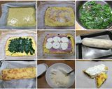 Foto del passaggio 2 della ricetta Tronchetto salato con rotolo di frittata