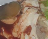 A picture of step 2 of Dynamite sauce.