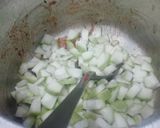 A picture of step 3 of Bottle Gourd Subji.