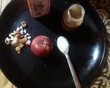 A picture of step 1 of Apple kheer.