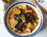 Foto langkah ke 8 dari resep Gulai Daun Pepaya Jepang Campur.