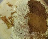 Almás-kakaós-fahéjas kevert sütemény recept fázis 4 fotója