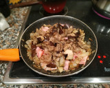 Foto del paso 3 de la receta: Tallarines con berenjena y panceta