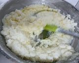 A picture of step 3 of Desiccated Coconut Burfi (Instant Naralachi Vadi).