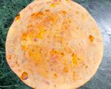 A picture of step 2 of Sattu Powder Masala Puri.