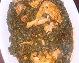 A picture of step 4 of Palak Chicken.