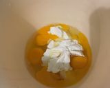 Une image de l'étape 11 de Flan aux fanes de carottes, oignons nouveaux, jambon et saint Moret.