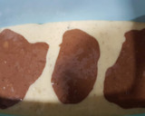 Foto del paso 4 de la receta: Bizcocho marmolado de plátano, pera y chocolate 🍌🍐 🍫