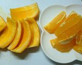 A picture of step 3 of How to Cut a Navel Orange.