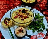 A picture of step 7 of Khara Pongal (Ven Pongal).