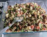 Une image de l'étape 23 de Taboulé aux tomates, légumes, raisins, herbes et épices.