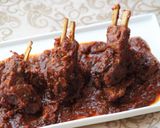 A picture of step 1 of Mutton Chaap.