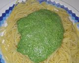 Foto del paso 5 de la receta Espaguetis con salsa de espinacas
