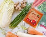 Hình bước làm 1 của món Kim chi cải thảo