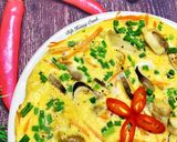 Hình bước làm 3 của món Trứng Chiên Cà Rốt Nấm