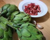 Foto del paso 1 de la receta: Carxofes estofades