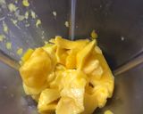A picture of step 1 of Mango Chia Lassi.